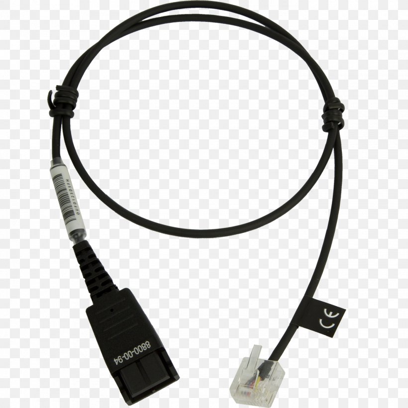 Jabra GN 8800-00-46 Audio Cable Headphones Headset Telephone, PNG, 1400x1400px, Jabra, Ac Power Plugs And Sockets, Cable, Communication Accessory, Data Transfer Cable Download Free