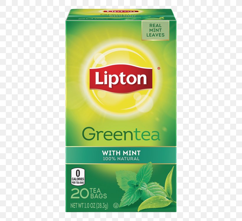 Lipton Green Tea Mint Lipton Green Tea Mint Peppermint Tea, PNG, 750x750px, Green Tea, Brand, Decaffeination, Lipton, Liquid Download Free