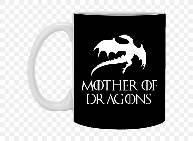 Daenerys Targaryen Mug Hoodie Brand Logo, PNG, 600x600px, Daenerys Targaryen, Badge, Black, Black And White, Brand Download Free