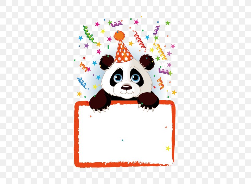 Giant Panda Birthday Stock Photography Clip Art, PNG, 600x600px, Giant Panda, Baby Shower, Balloon, Bear, Birthday Download Free