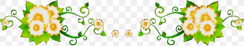 Yellow Plant Jewellery Flower, PNG, 1692x321px, Flower Border, Flower, Jewellery, Paint, Plant Download Free