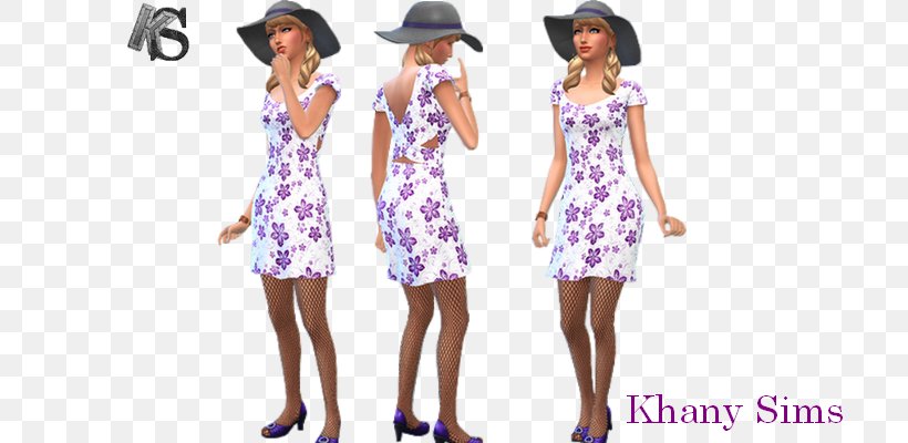 Fashion STX IT20 RISK.5RV NR EO The Sims 4 Clothing Dress, PNG, 711x400px, Watercolor, Cartoon, Flower, Frame, Heart Download Free
