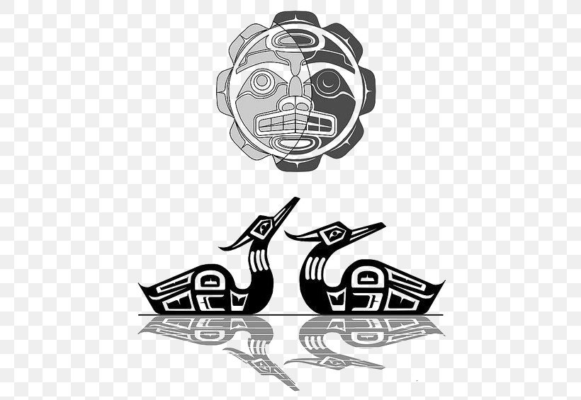 Pacific Northwest Duck Art Bird Loon, PNG, 469x565px, Pacific Northwest, Art, Arts, Bird, Black And White Download Free