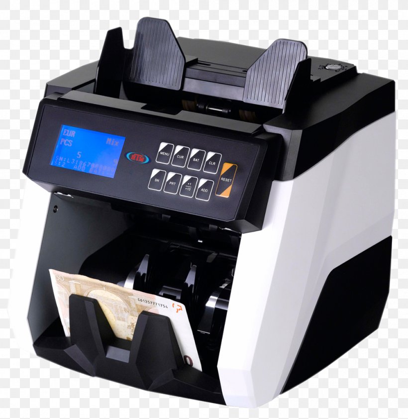 Banknote Counter Money Currency-counting Machine, PNG, 1000x1027px, Banknote Counter, Bank, Banknote, Burmese Kyat, Coin Download Free