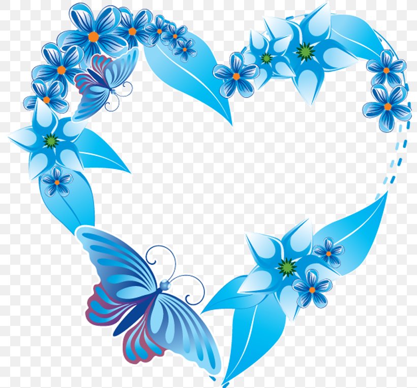 Heart Flower Blue Garden Roses Clip Art, PNG, 800x762px, Heart, Blue, Blue Flower, Blue Rose, Body Jewelry Download Free
