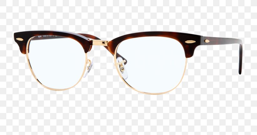 Ray-Ban Clubmaster Classic Browline Glasses Light, PNG, 760x430px, Rayban, Browline Glasses, Brown, Eyeglass Prescription, Eyewear Download Free