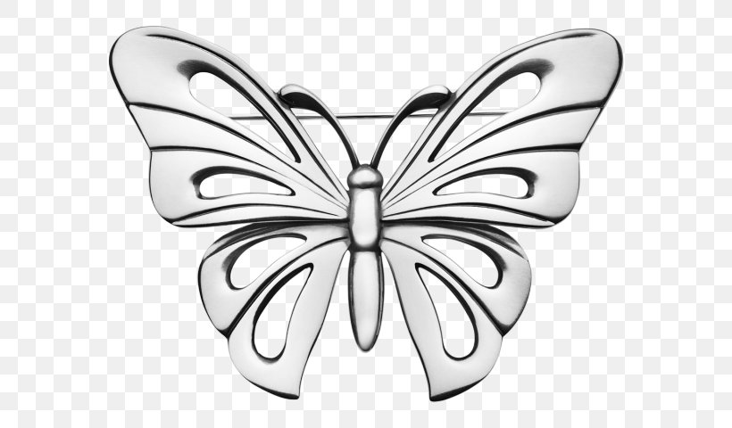 Sterling Silver Butterfly Brooch Sterling Silver Butterfly Brooch Sterling Silver Butterfly Brooch Marcasite Jewellery, PNG, 640x480px, Brooch, Blackandwhite, Butterfly, Cindy Chao, Georg Jensen Download Free