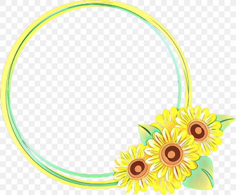 Sunflower, PNG, 961x794px, Cartoon, Fashion Accessory, Flower, Gerbera, Sunflower Download Free
