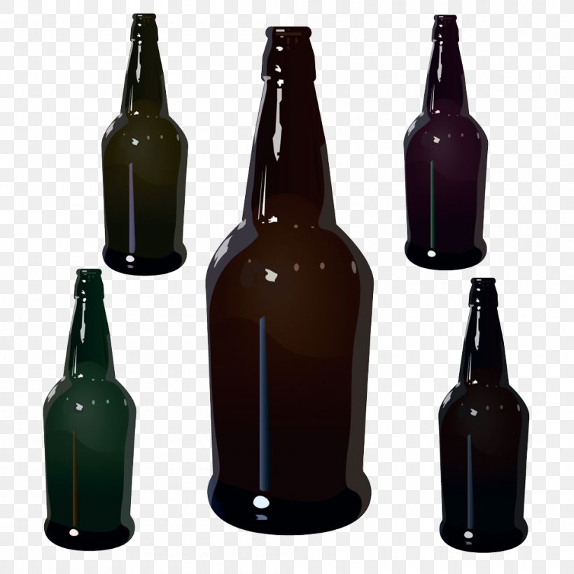 Wine Alcoholic Beverage Bottle, PNG, 1000x1000px, Wine, Alcoholic Beverage, Beer Bottle, Bottle, Cartoon Download Free