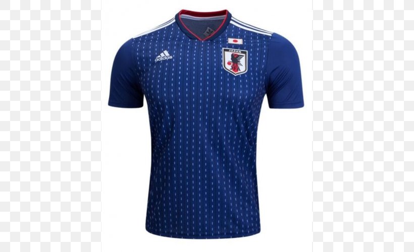 2018 World Cup Japan National Football Team Jersey Japan At The FIFA World Cup, PNG, 500x500px, 2018 World Cup, Active Shirt, Blue, Clothing, Cobalt Blue Download Free