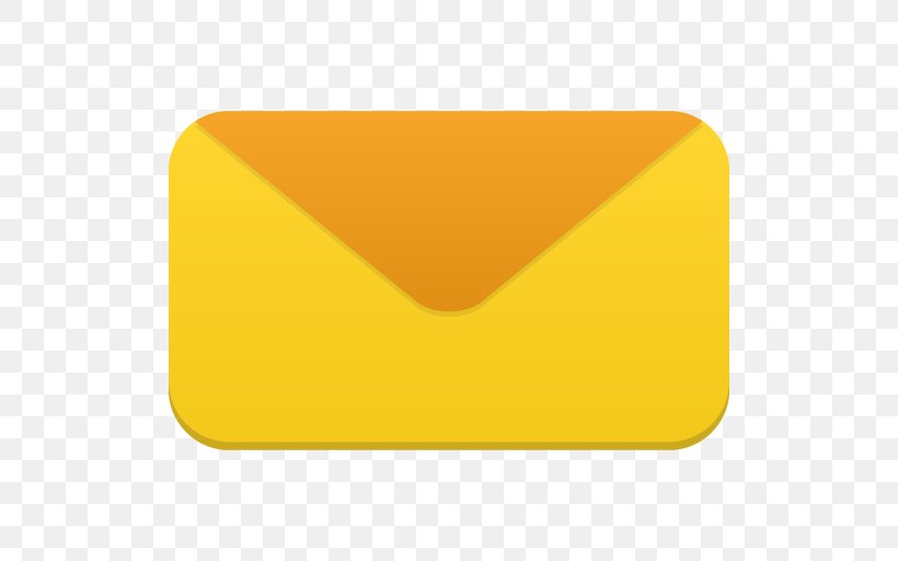 Angle Yellow Orange, PNG, 512x512px, Email, Icon Design, Internet, Mail, Orange Download Free