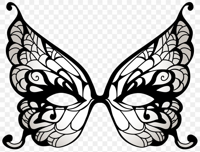 Butterfly Mask Masquerade Ball Amazon.com Party, PNG, 6271x4776px, Batman, Art, Ball, Black And White, Brush Footed Butterfly Download Free