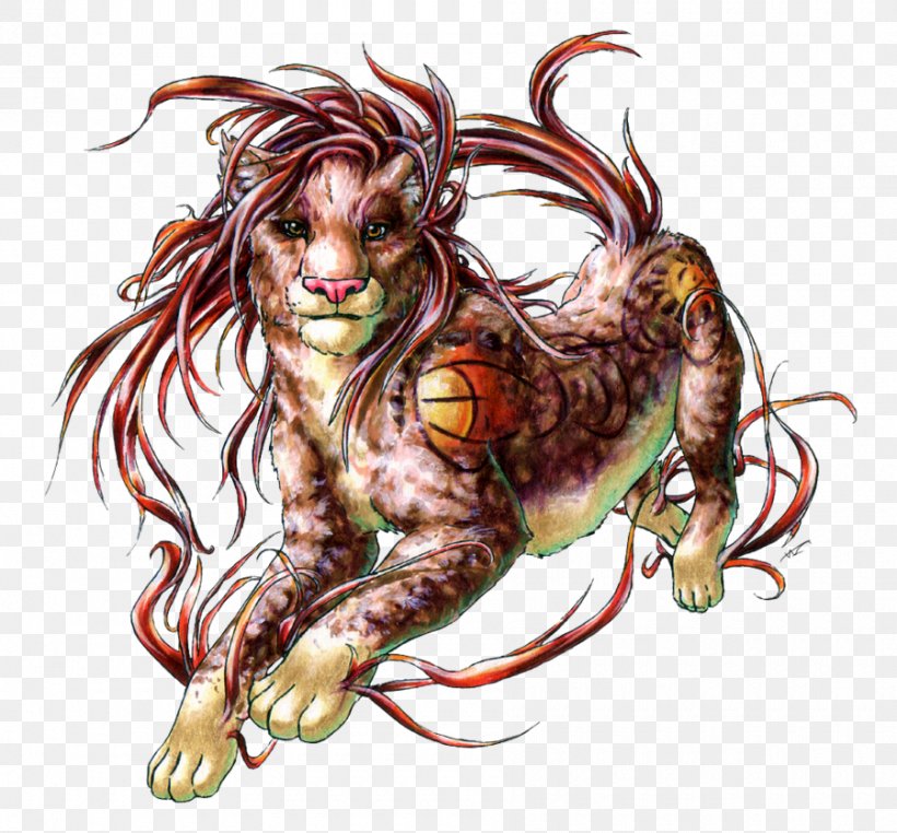 Lion Legendary Creature Demon Werewolf Dragon, PNG, 900x837px, Lion, Art, Big Cats, Carnivoran, Cat Like Mammal Download Free