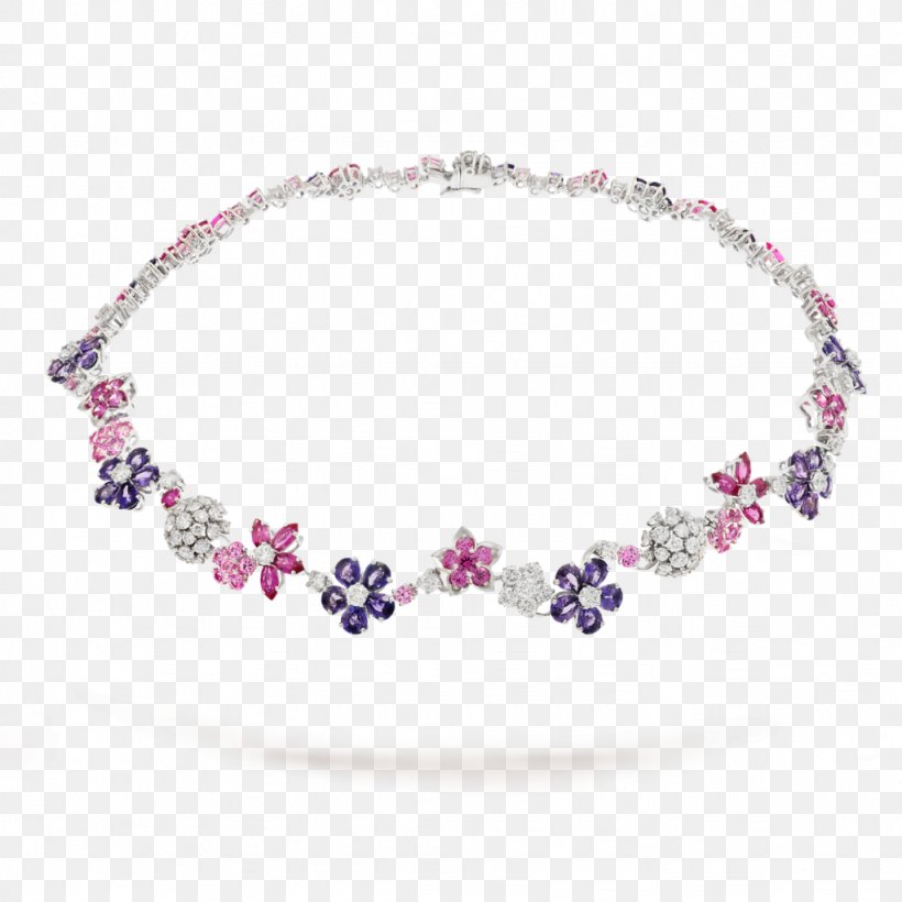 Necklace Van Cleef & Arpels Gemstone Jewellery Bracelet, PNG, 1024x1024px, Necklace, Body Jewelry, Bracelet, Colored Gold, Diamond Download Free