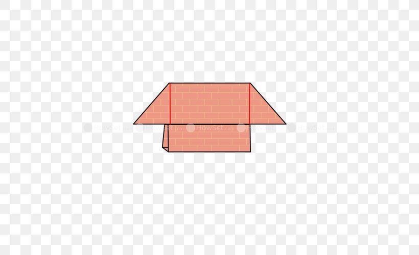 Origami House Roof Triangle How-to, PNG, 500x500px, Origami, Animation, House, Howto, Rectangle Download Free