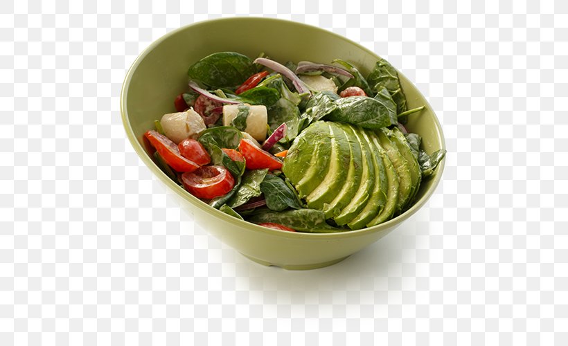 Spinach Salad Vegetarian Cuisine Vinaigrette Avocado Salad, PNG, 500x500px, Spinach Salad, Avocado, Avocado Salad, Balsamic Vinegar, Caprese Salad Download Free