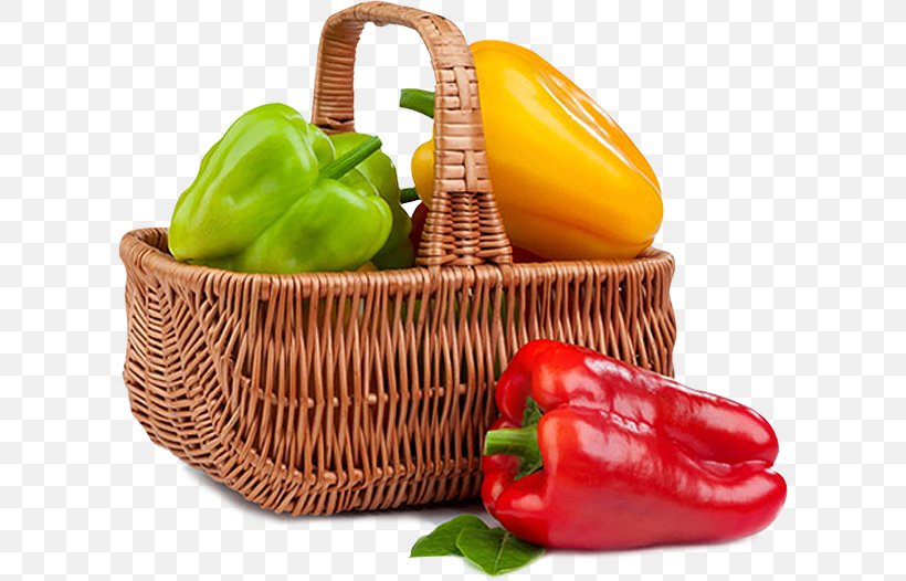 Bell Pepper Vegetarian Cuisine Organic Food Chili Pepper Pepper Steak, PNG, 606x526px, Bell Pepper, Aframomum Melegueta, Bell Peppers And Chili Peppers, Capsicum, Capsicum Annuum Download Free