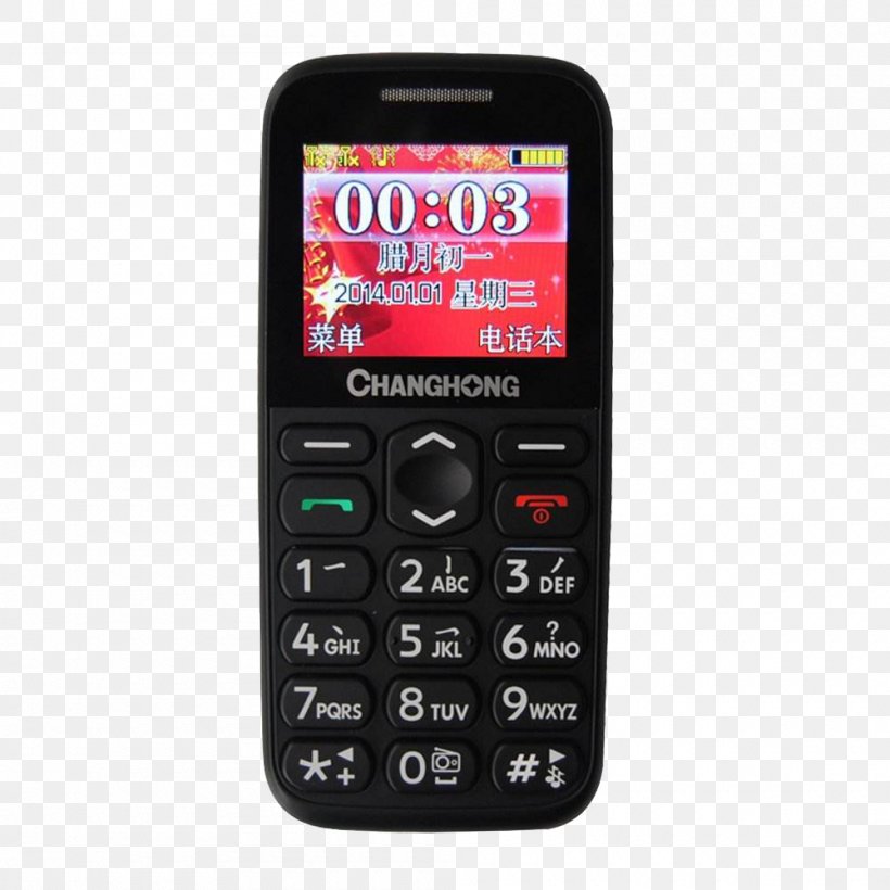 Feature Phone Smartphone, PNG, 1000x1000px, Feature Phone, Button, Cellular Network, Changhong, Communication Device Download Free