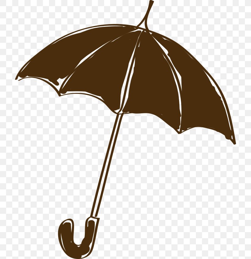 Umbrella Black, PNG, 722x848px, Umbrella, Black, Brown, Cartoon, Designer Download Free