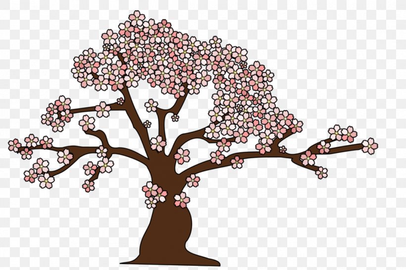 Cherry Blossom Tree, PNG, 1095x730px, Cherry Blossom, Blossom, Body ...