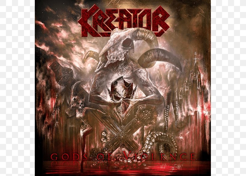 Kreator Gods Of Violence Thrash Metal Satan Is Real Album, PNG, 786x587px, Kreator, Album, Album Cover, Art, Christian Giesler Download Free