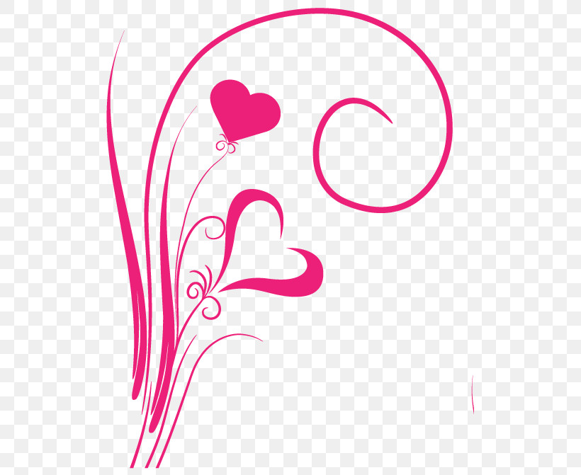 Pink Line Magenta Heart, PNG, 519x671px, Pink, Heart, Line, Magenta Download Free