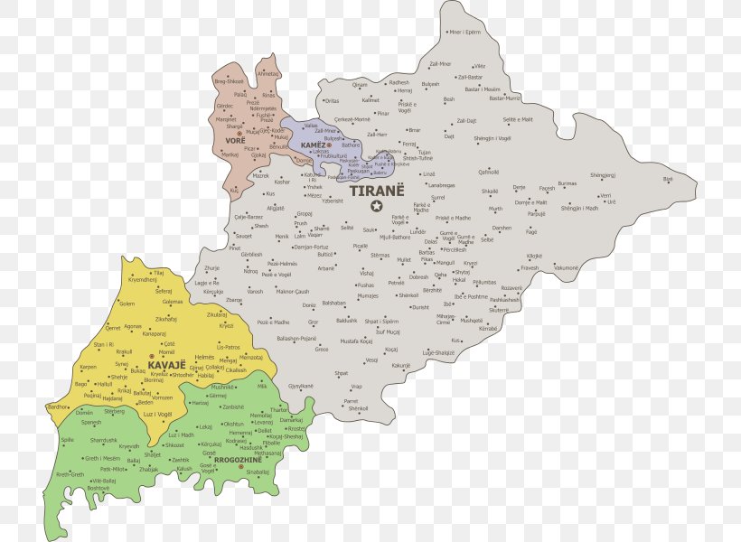 Tirana Counties Of Albania Dajti Map Wikimedia Commons, PNG, 725x600px, Tirana, Albania, Albanian Language, Ecoregion, Map Download Free