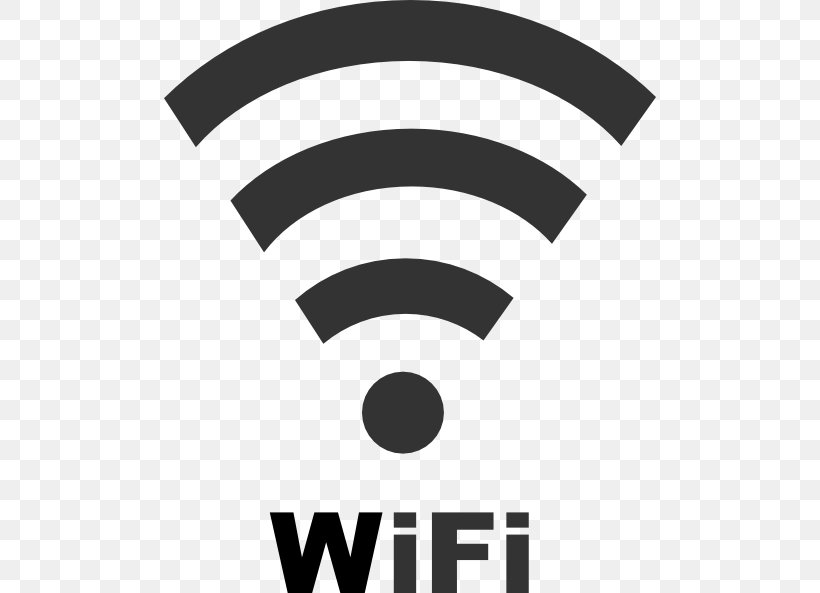 Wi-Fi Hotspot Wireless Clip Art, PNG, 492x593px, Wifi, Area, Black, Black And White, Brand Download Free