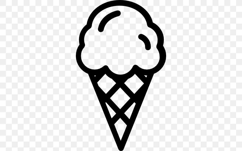 Ice Cream Cones Food, PNG, 512x512px, Ice Cream, Black And White, Dessert, Food, Grocery Store Download Free