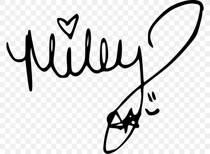 Miley Stewart Singer-songwriter Signature Autograph Television, PNG, 770x600px, Watercolor, Cartoon, Flower, Frame, Heart Download Free