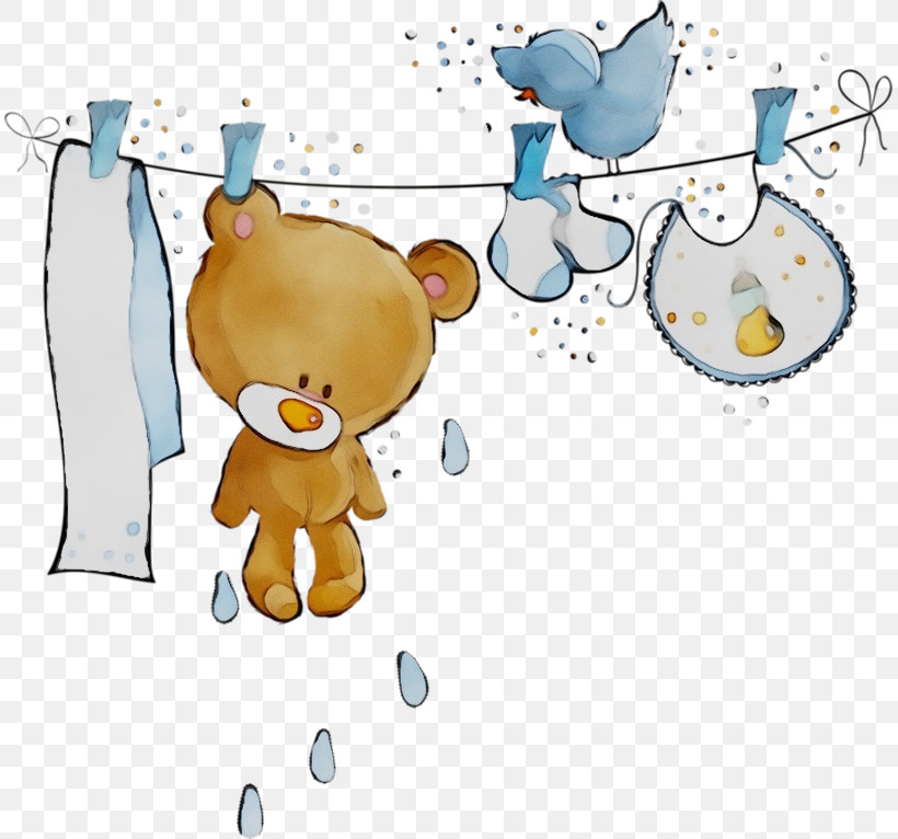 Teddy Bear, PNG, 811x766px, Watercolor, Animation, Bears, Cartoon, Cuteness Download Free