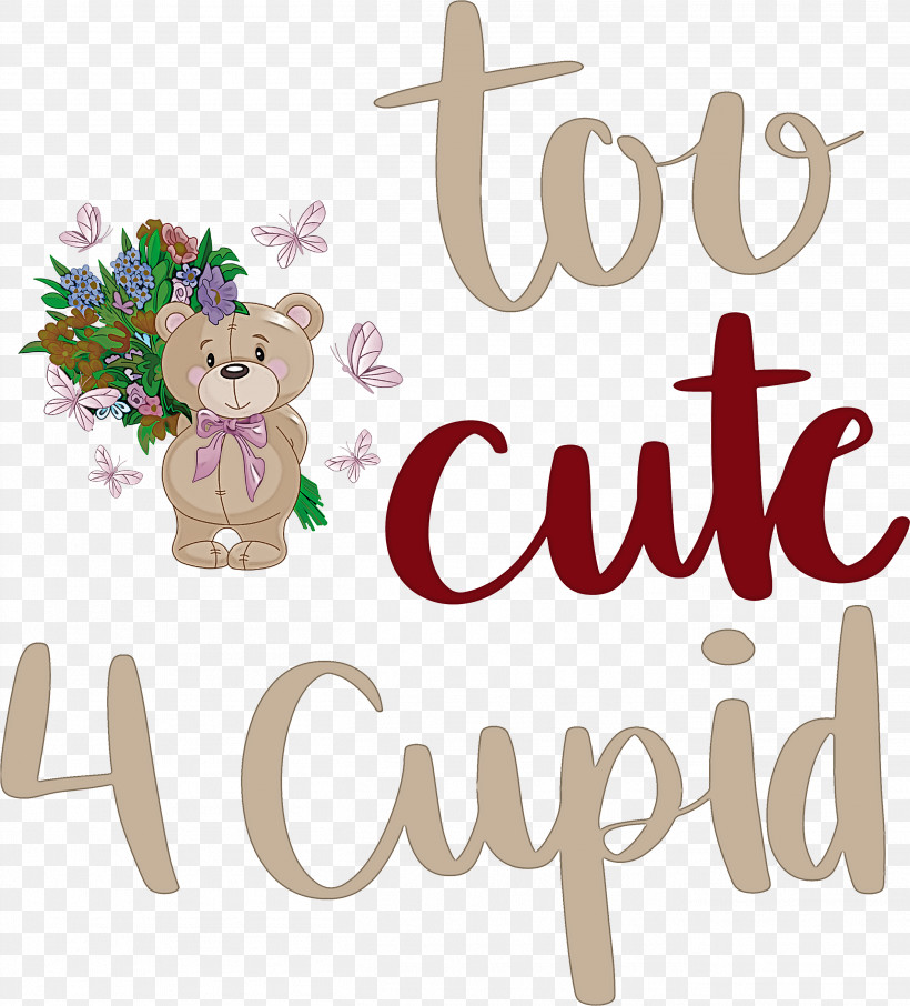 Cute Cupid Valentines Day Valentine, PNG, 2714x2999px, Cute Cupid, Bears, Cartoon, Character, Flower Download Free