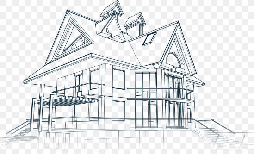 Drawing Vector Graphics Architecture House Plan, PNG, 929x563px, Drawing, Architect, Architectural Plan, Architecture, Artwork Download Free