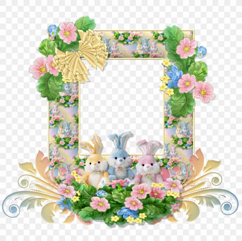 Easter Bunny Picture Frames Clip Art, PNG, 1600x1600px, Easter Bunny, Basket, Christmas, Craft, Cut Flowers Download Free