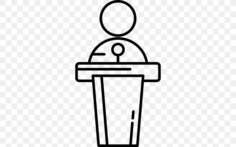 Woman Microphone, PNG, 512x512px, Lectern, Area, Artwork, Black And White, Lecture Download Free