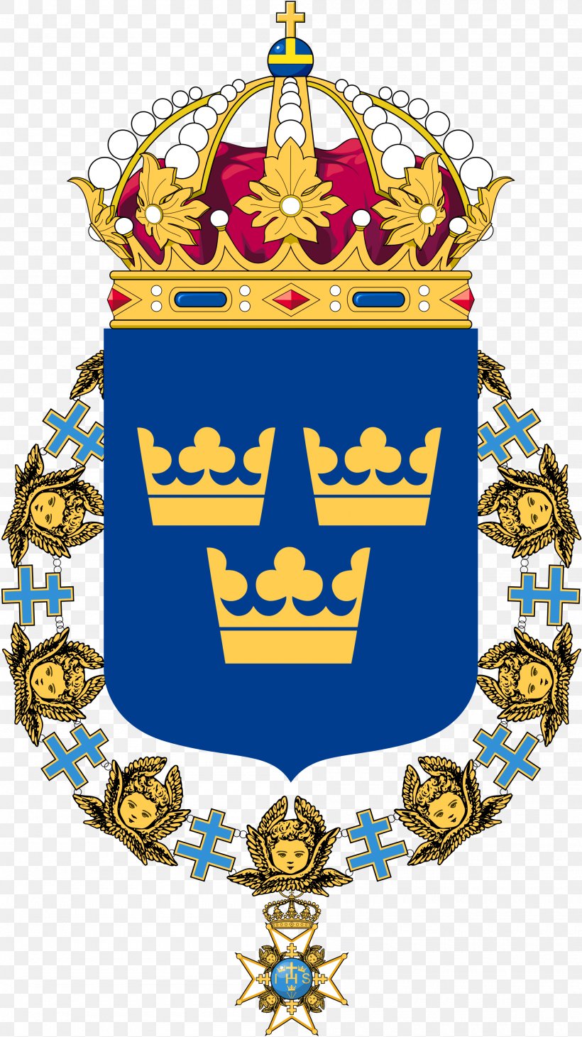 Coat Of Arms Of Sweden Swedish Empire Flag Of Sweden, PNG, 2000x3564px, Sweden, Coat Of Arms, Coat Of Arms Of Sweden, Crest, Crown Download Free