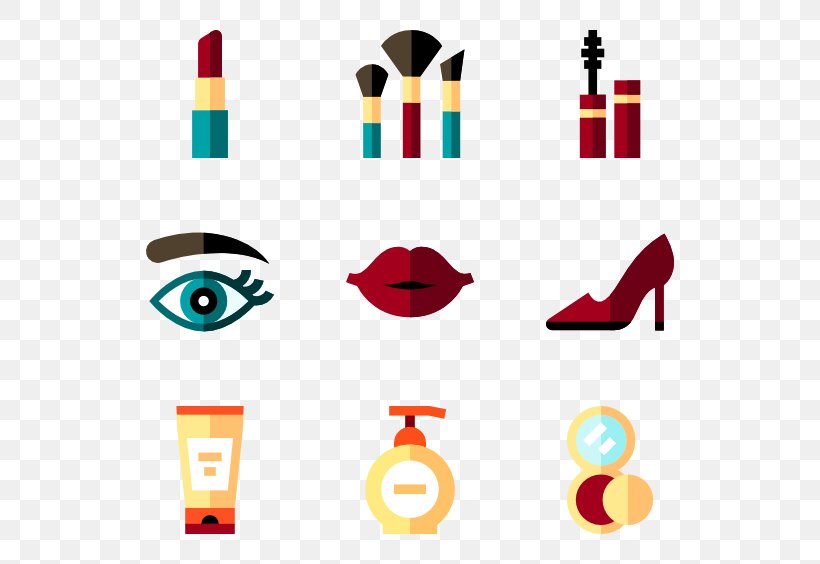 Icon Design Make-up Clip Art, PNG, 600x564px, Icon Design, Beauty, Brand, Cosmetics, Flat Design Download Free