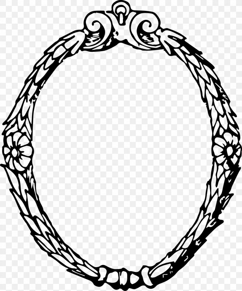 Picture Frame Laurel Wreath Clip Art, PNG, 1161x1394px, Picture Frame, Black, Black And White, Body Jewelry, Free Content Download Free