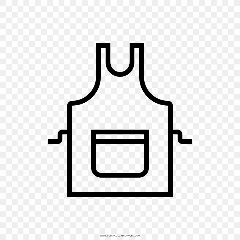 Apron Coloring Book Sundgau Kitchen, PNG, 1000x1000px, Apron, Area, Black, Black And White, Brand Download Free