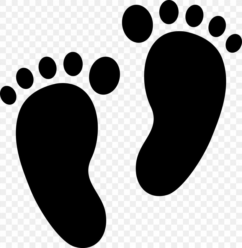 Footprint Clip Art, PNG, 4664x4774px, Foot, Art, Barefoot, Black, Black And White Download Free