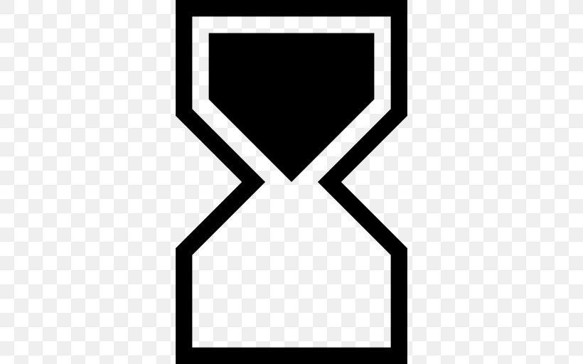 Hourglass Clock Symbol, PNG, 512x512px, Hourglass, Area, Black, Black And White, Brand Download Free