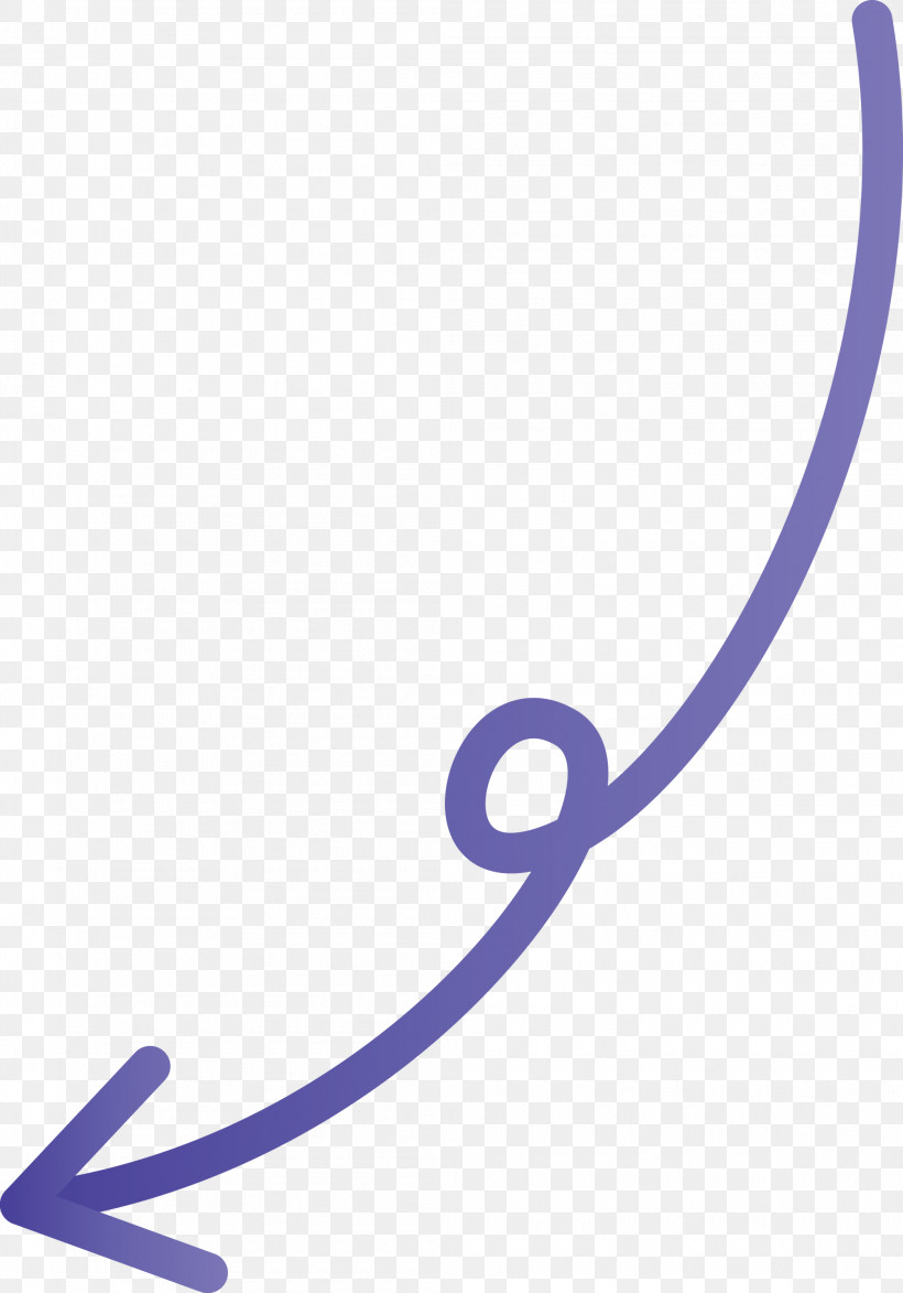 Curved Arrow, PNG, 2095x2999px, Curved Arrow, Line, Purple, Violet Download Free