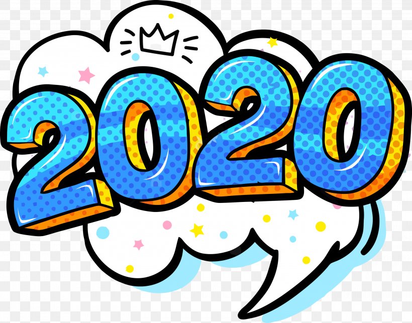 Happy New Year 2020 New Years 2020 2020, PNG, 3000x2356px, 2020, Happy New Year 2020, Line Art, New Years 2020, Sticker Download Free