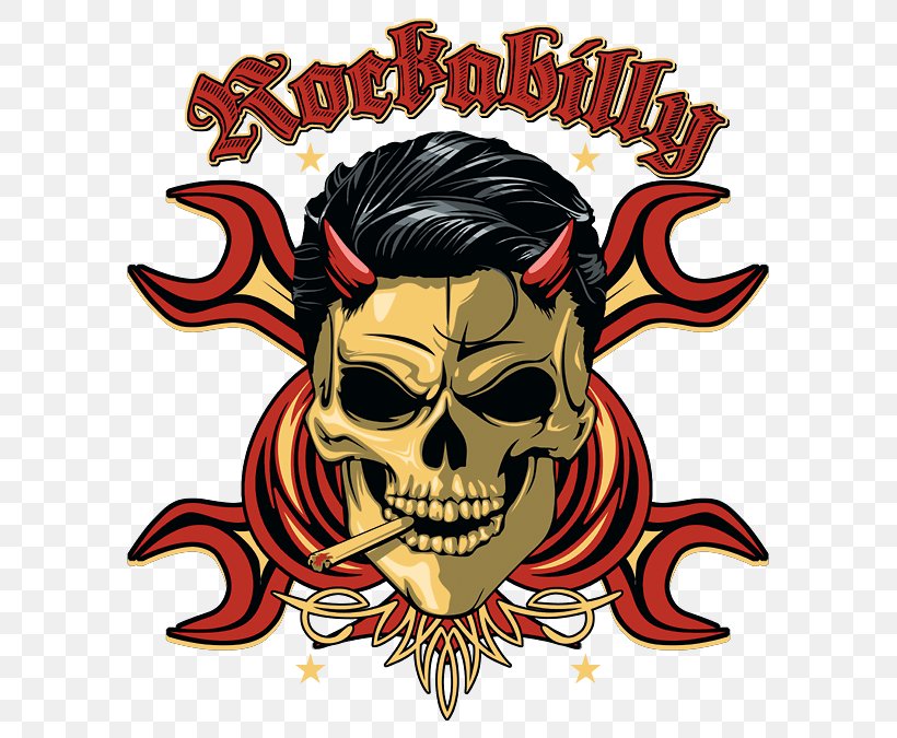 Rockabilly Skull Retro Style, PNG, 675x675px, Rockabilly, Art, Bone, Car, Cartoon Download Free