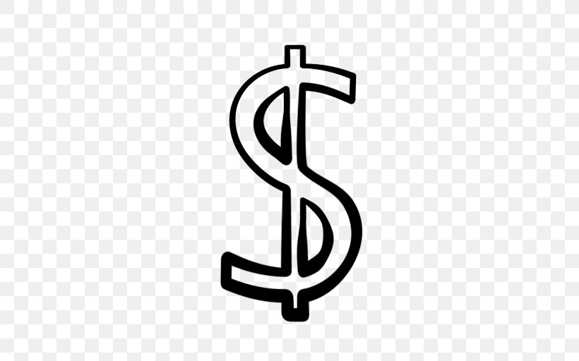 Dollar Sign United States Dollar Currency Symbol Clip Art, PNG, 512x512px, Dollar Sign, Anchor, Brand, Currency, Currency Symbol Download Free