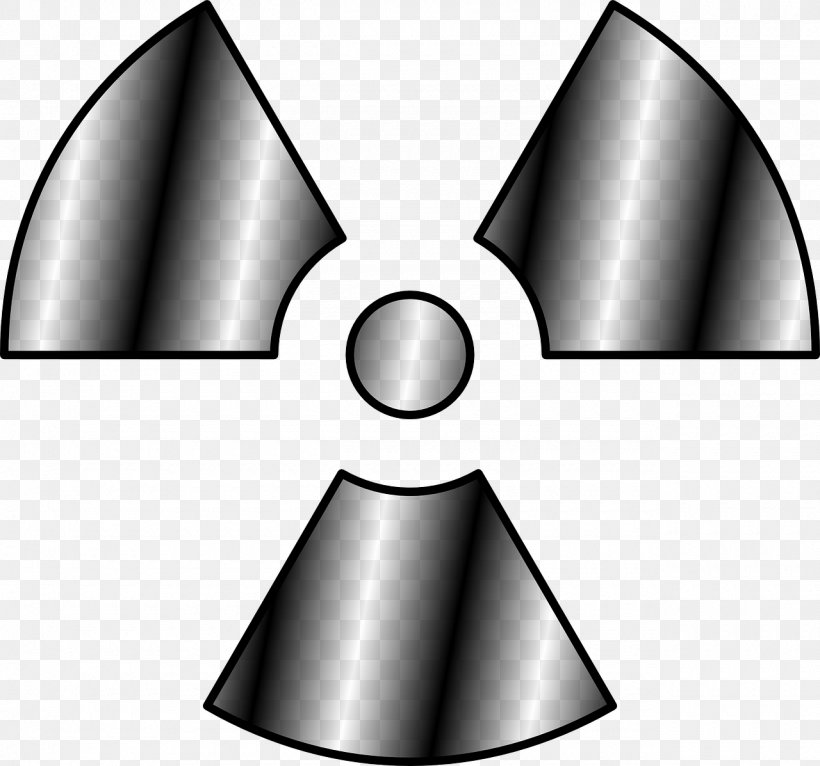 Radioactive Decay Nuclear Power Biological Hazard Radiation Symbol, PNG, 1280x1197px, Radioactive Decay, Biological Hazard, Black And White, Cone, Hazard Symbol Download Free