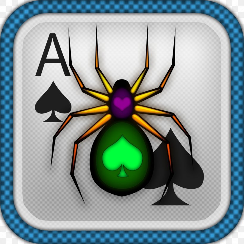 Spider Patience Google Play IPhone Card Game, PNG, 1024x1024px, Spider, App Store, Card Game, Game, Google Download Free
