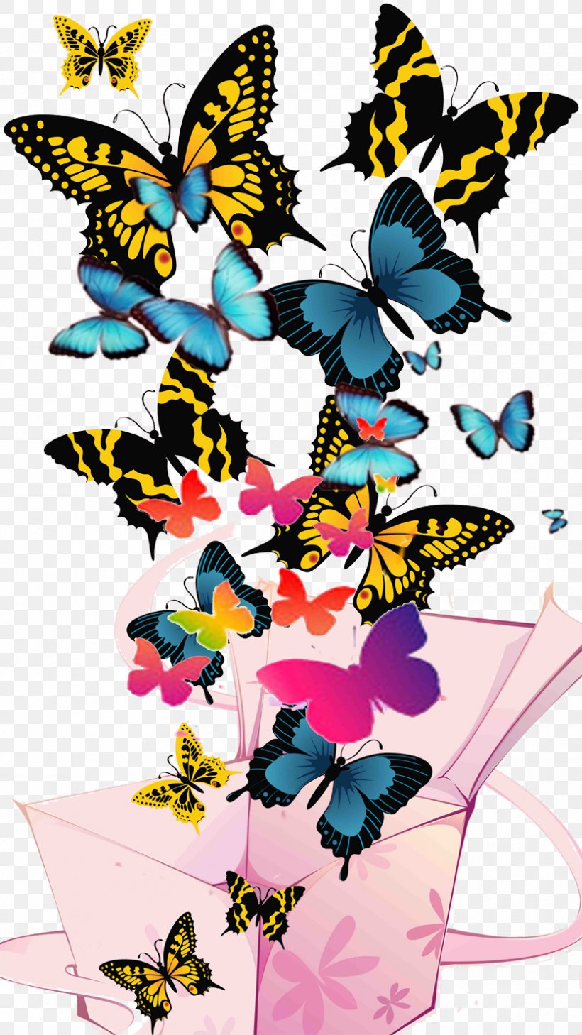 Butterfly Clip Art, PNG, 833x1482px, Butterfly, Art, Artwork, Brush Footed Butterfly, Butterflies And Moths Download Free