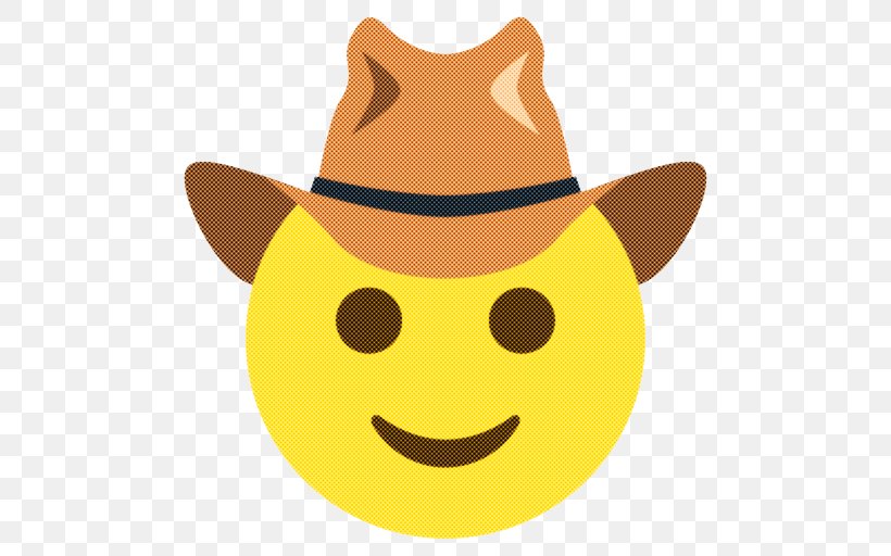 Cowboy Emoji, PNG, 512x512px, Smiley, Cartoon, Costume Accessory, Costume Hat, Cowboy Download Free