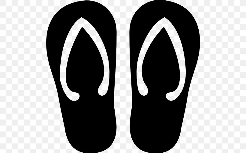 Flip-flops Slipper Shoe Footwear Sandal, PNG, 512x512px, Flipflops, Black And White, Flip Flops, Footwear, Glassdoor Download Free